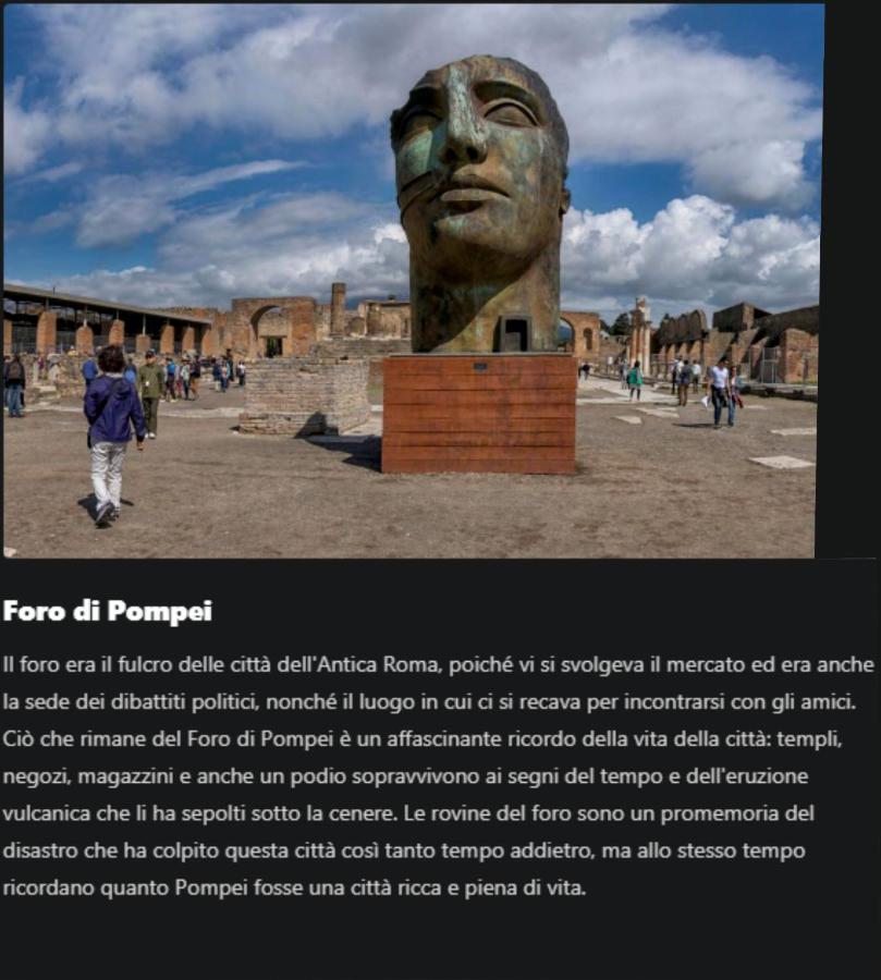 Pompei Palace B&B Eksteriør bilde